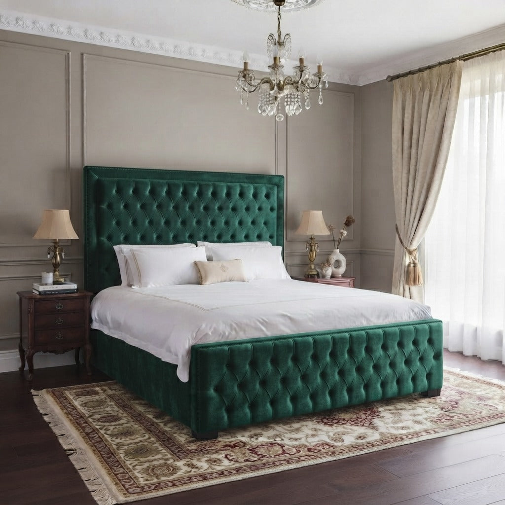 Bumper Upholstered Bed Frame – Single, Double, King & Super King - Image 14
