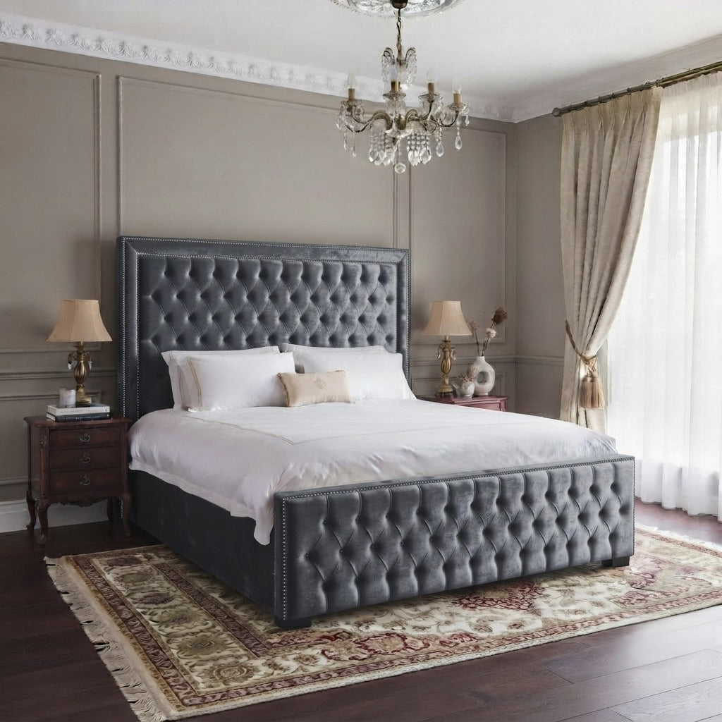 Bumper Upholstered Bed Frame – Single, Double, King & Super King - Image 9