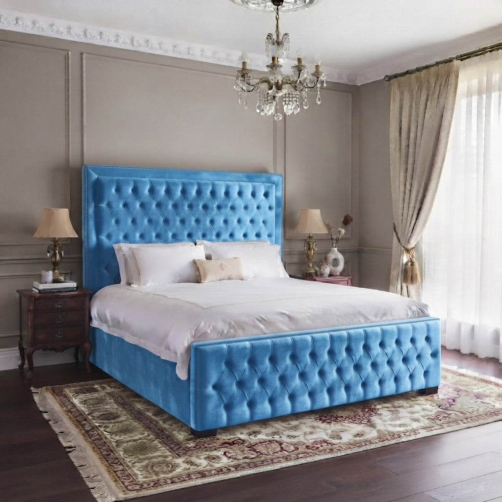 Bumper Upholstered Bed Frame – Single, Double, King & Super King - Image 10
