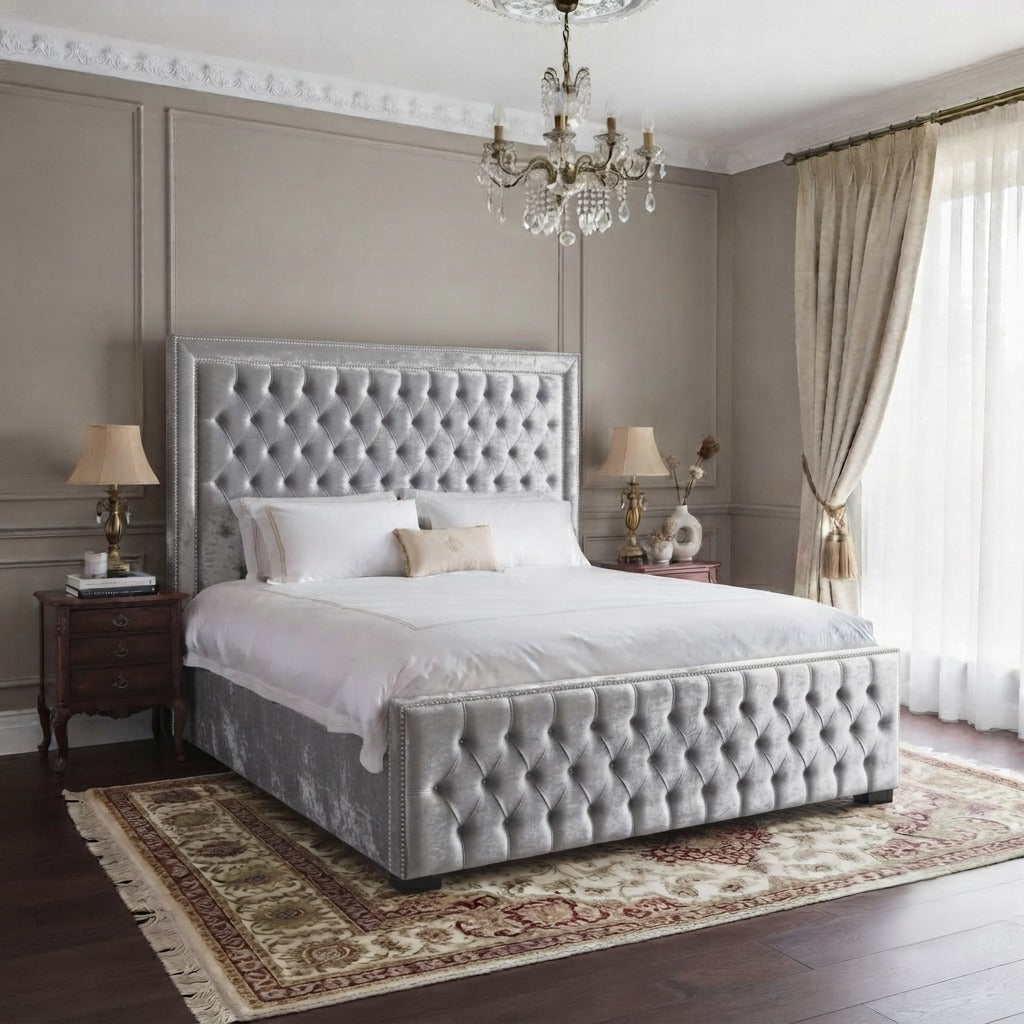Bumper Upholstered Bed Frame – Single, Double, King & Super King - Image 8