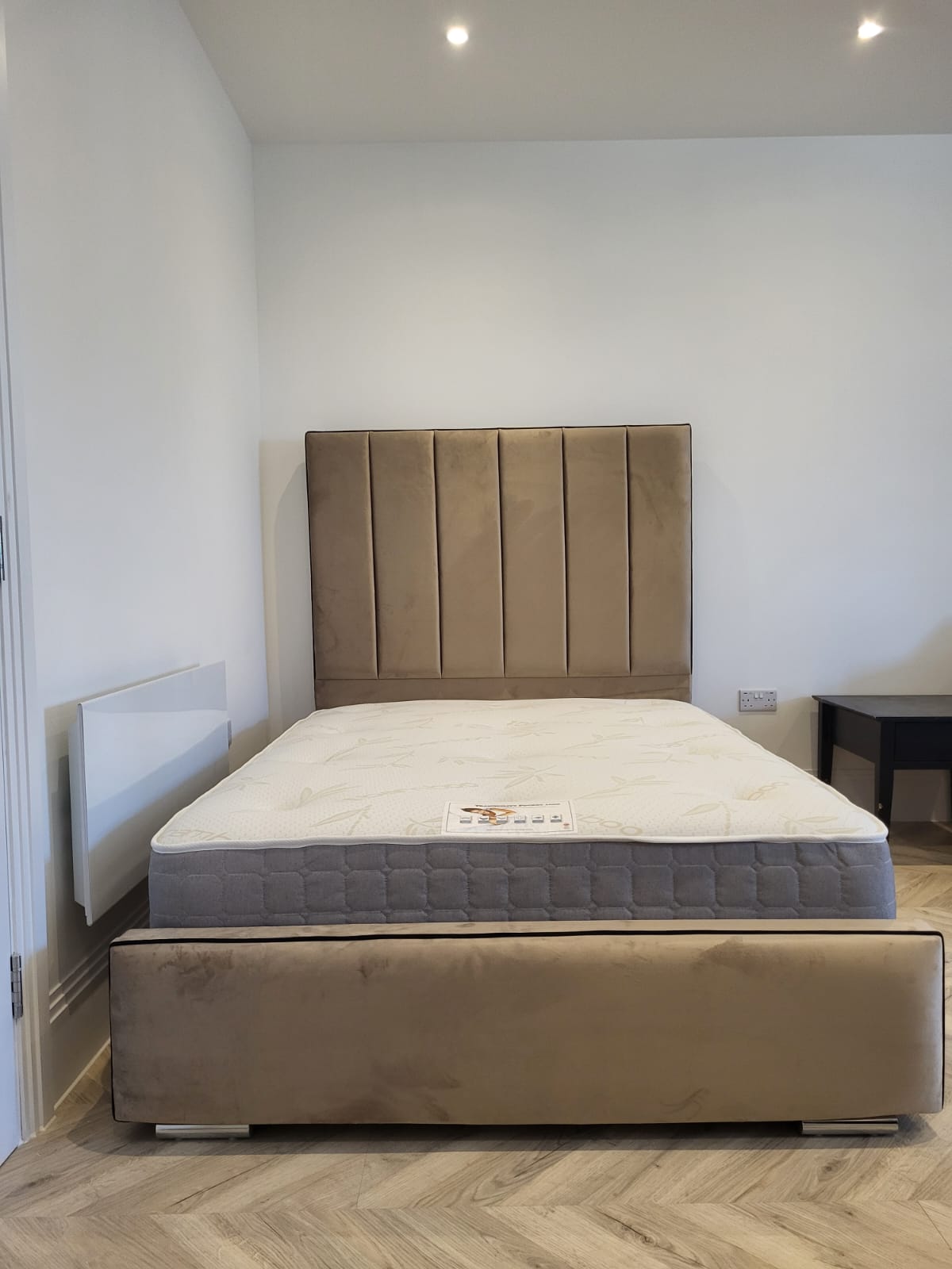 Luxury Black piping Bed