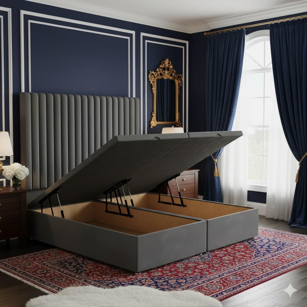 MULTI MINI LINE BED WITH 54 INCHES HEADBOARD - Image 1