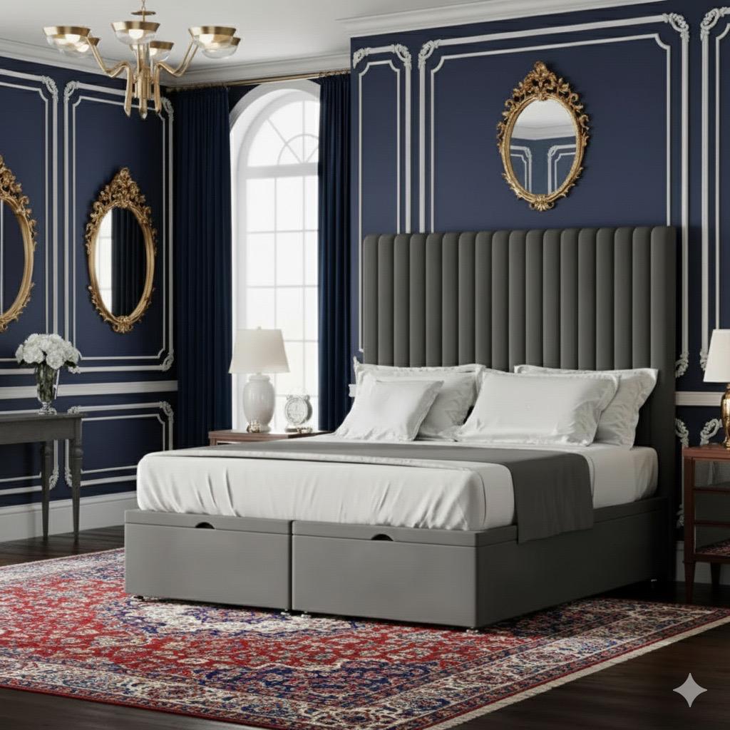 MULTI MINI LINE BED WITH 54 INCHES HEADBOARD