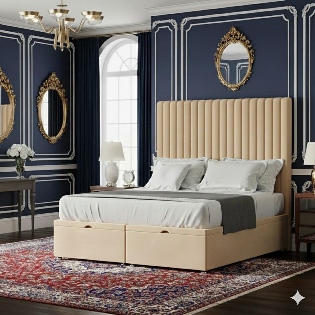 MULTI MINI LINE BED WITH 54 INCHES HEADBOARD