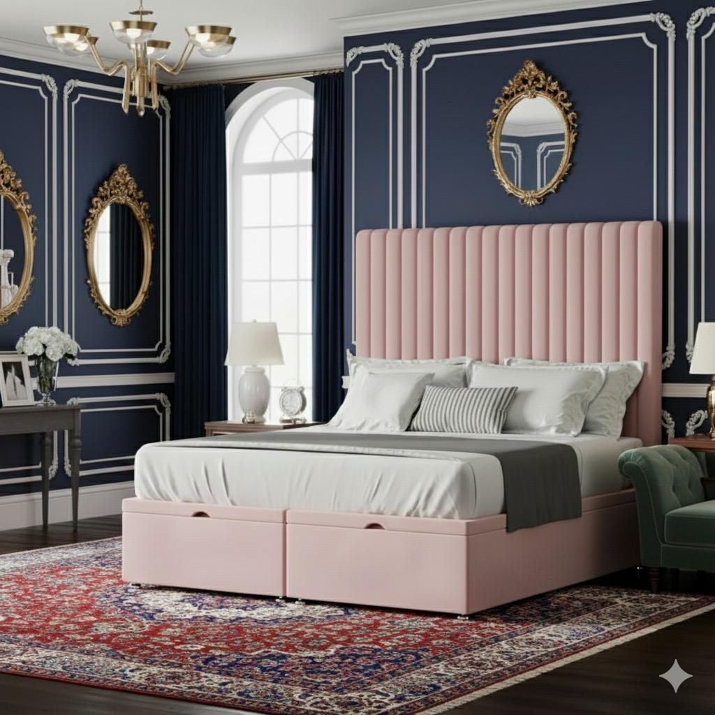 MULTI MINI LINE BED WITH 54 INCHES HEADBOARD