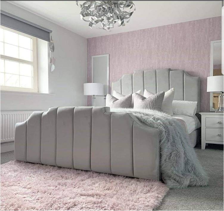 Charlie Upholstered Bed Frame – Single, Double, King & Super King - Image 5